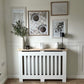 Custom Sized Radiator Cover: Wide Gap Vertical Slats - 81 cm by 15 cm by 90 cm