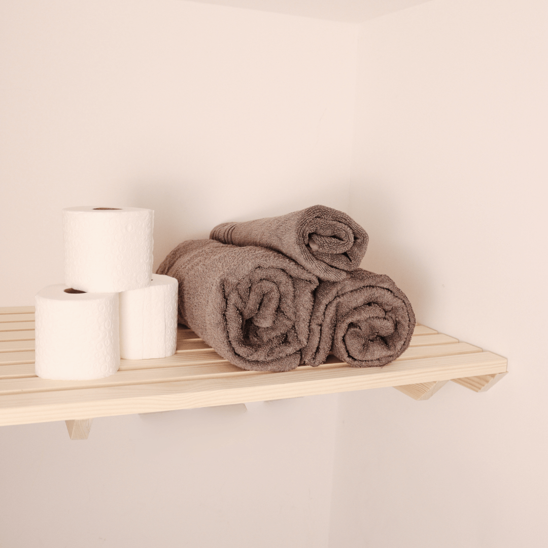 Airing Cupboard Wooden Slatted Shelves - 105 cm by 60 cm