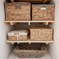 Airing Cupboard Wooden Slatted Shelves - 91.4 cm by 59 cm