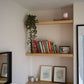 Solid Wood Alcove Floating Shelves - 132 cm by 25 cm