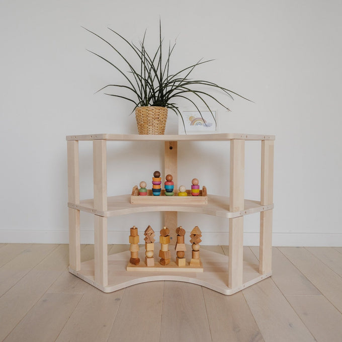 Corner Shelves: Three Shelves