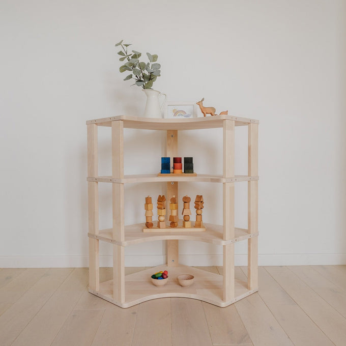 Corner Shelves: Four Shelves