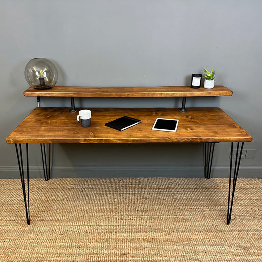 Solid Wood Desk - Custom Sized - 135 cm by 66 cm