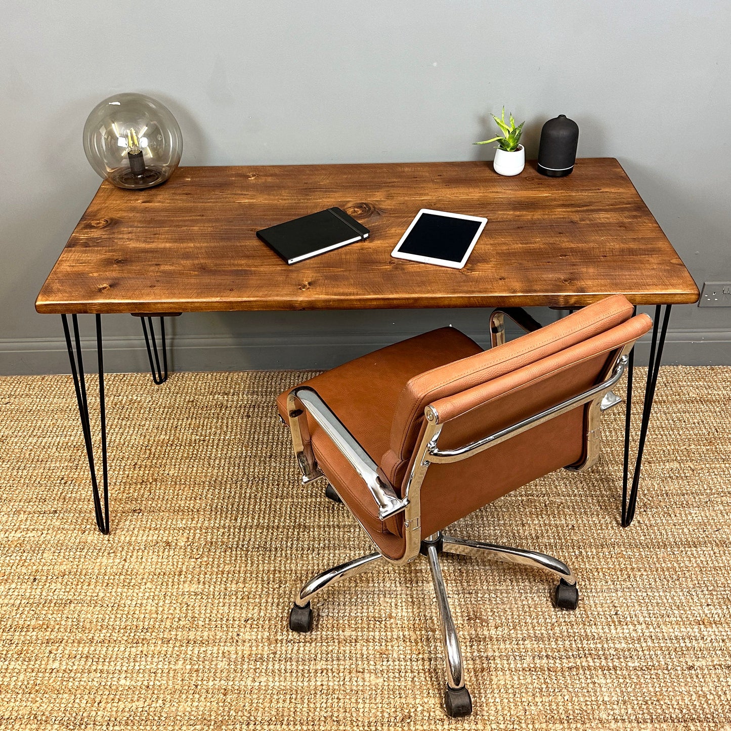 Solid Wood Desk - Custom Sized - 105 cm by 66 cm