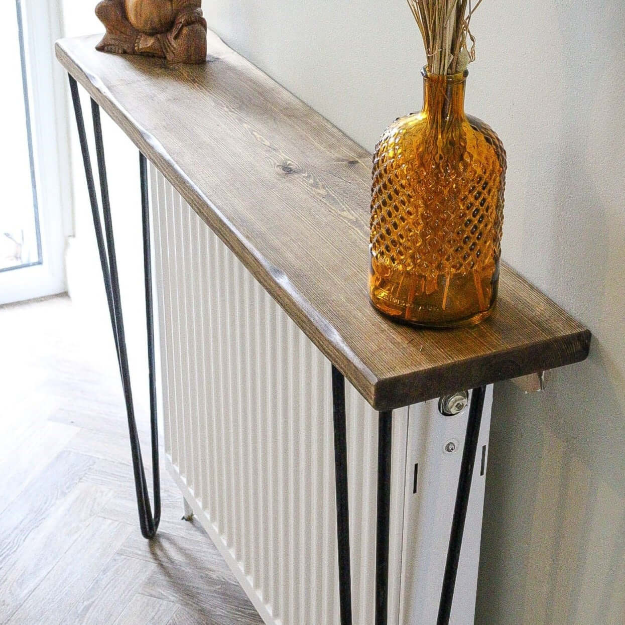 Rustic radiator cover