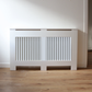 Custom Sized Radiator Cover: Narrow Gap Vertical Slats - 155 cm by 15 cm by 79 cm