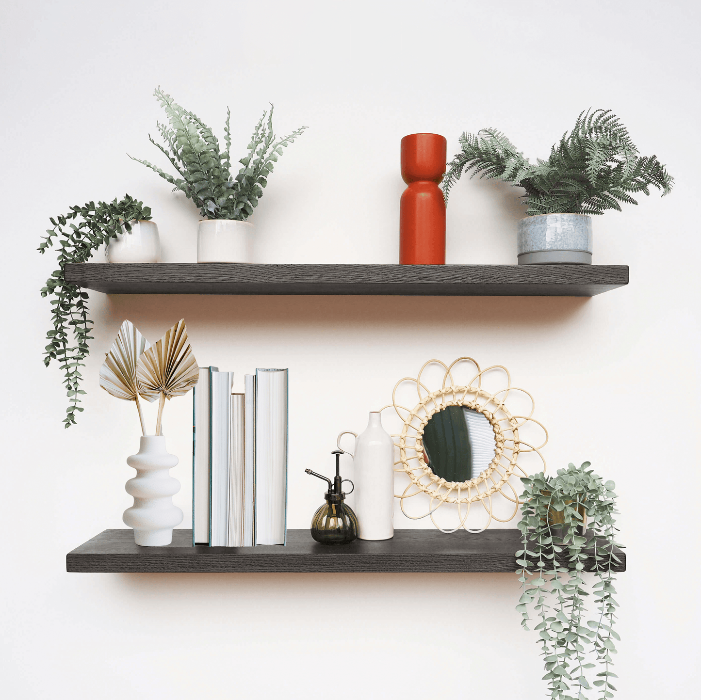 Solid Wood Floating Shelves 100 cm by 15 cm